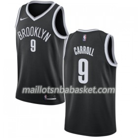 Maillot Homme Brooklyn Nets DeMarre Carroll 9 Nike 2017-18 Noir Swingman